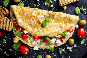 zöldséges omlett