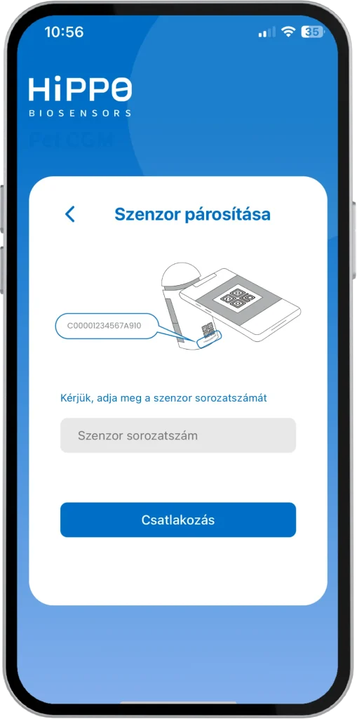 szenzor párosítása